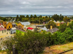 The South West coast of Victoria. Warrnambool. Australian Pacific coast.